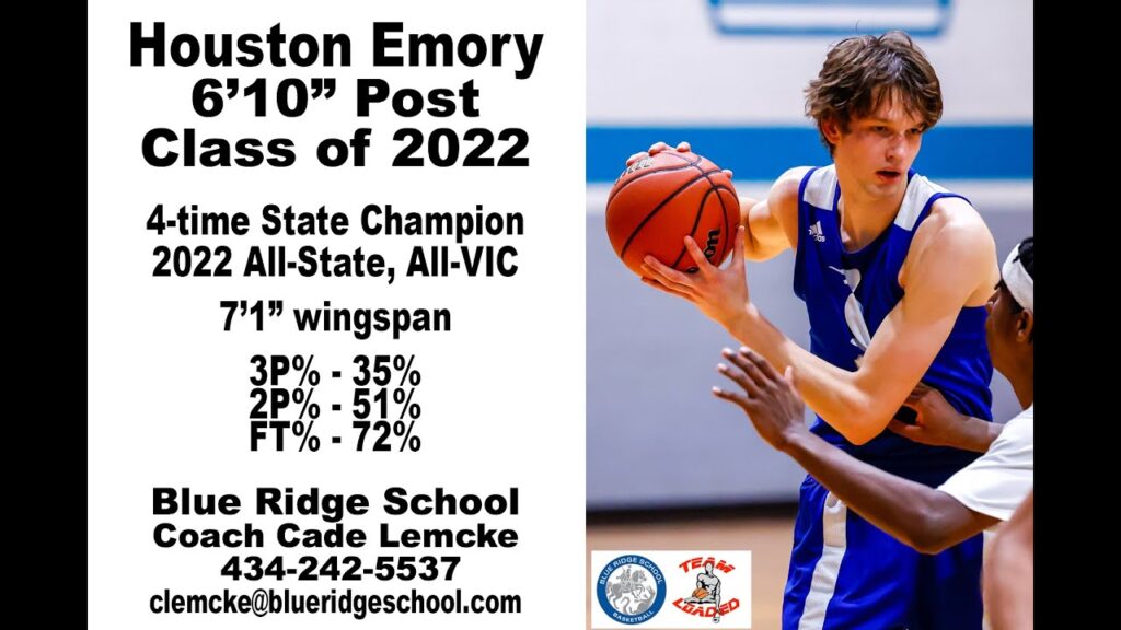 houston emory 2022 post senior season clips 21 22