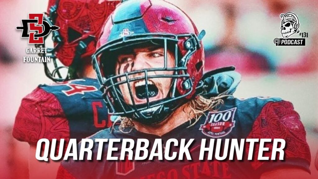 hunting football its what sdsu dl garret fountain does