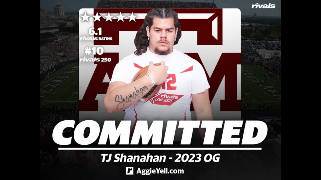 in the trenches with five star texas am ol commit tj shanahan