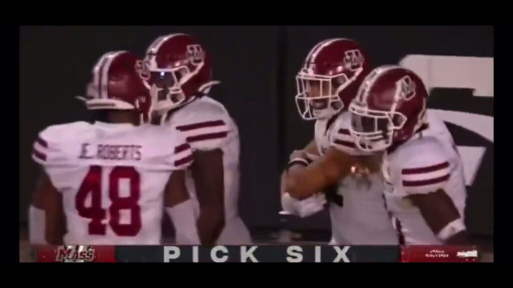 isaiah rutherford picksix umassfootball newmexicostatefootball