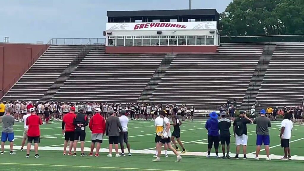 jack borer wr 23 perrysburg hs ohio summer camp work