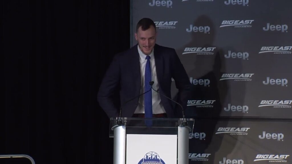 jack nunge big east mens basketball scholar athlete of the year