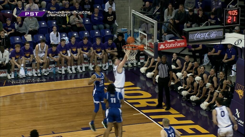 jacob hutson uni basketball junior forward 23 24