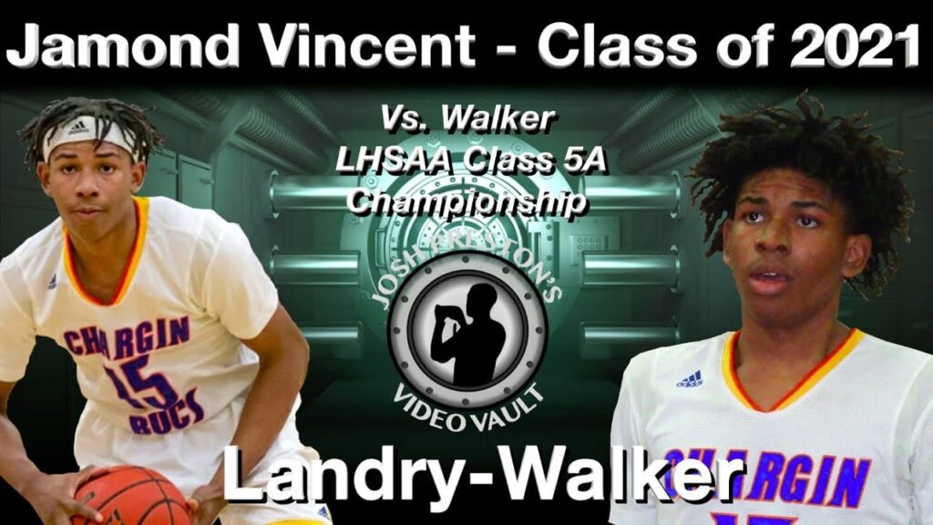 jamond vincent highlights vs walker class 5a championship landry walker 2021 g w