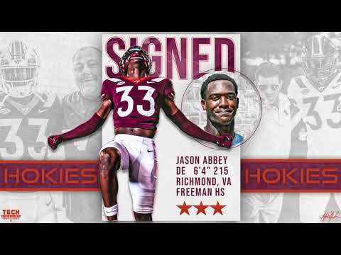 jason abbey signs with virginia tech