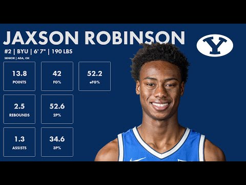 jaxson robinson byu 2023 24 transfer portal highlights