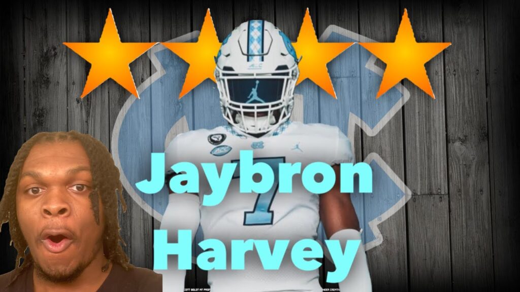 jaybron harvey highlights reaction north carolina football commit