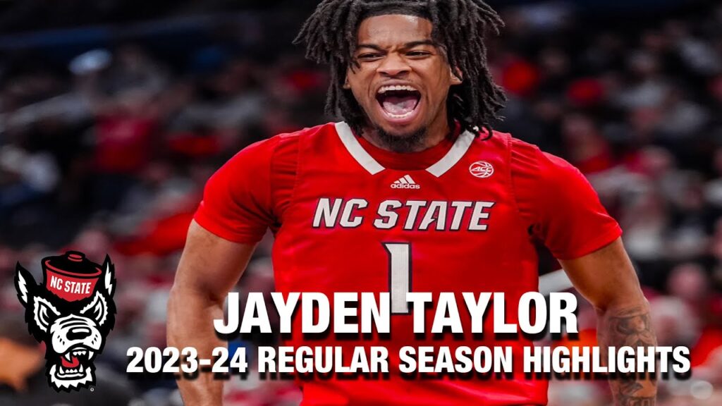 jayden taylor 2023 24 regular season highlights nc state guard