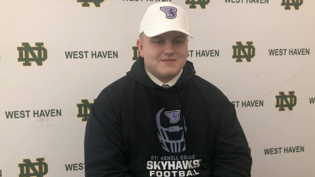 johan klein robbenhaar 19 signs to play football at stonehill college