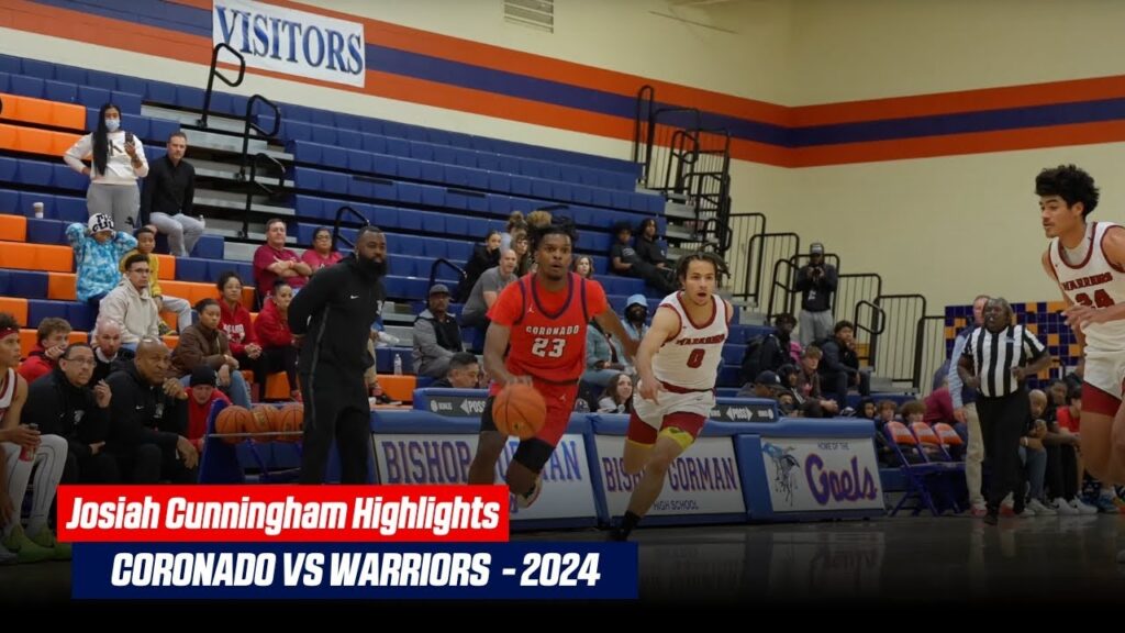 josiah cunningham highlights coronado vs warriors 2024