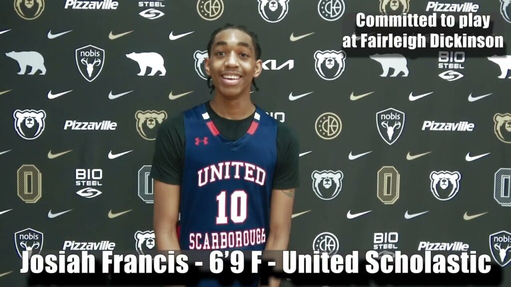 josiah francis fairleigh dickinson commit nov 2023 highlights interview