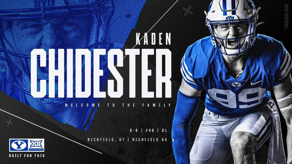 kaden chidester byu football national signing day 2022