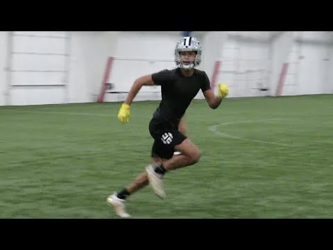 kansas state football recruiting training with sterling lockett and fellow 2022 wr targets