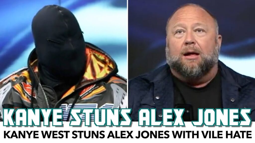 kanye west somehow stuns alex jones with vile hate