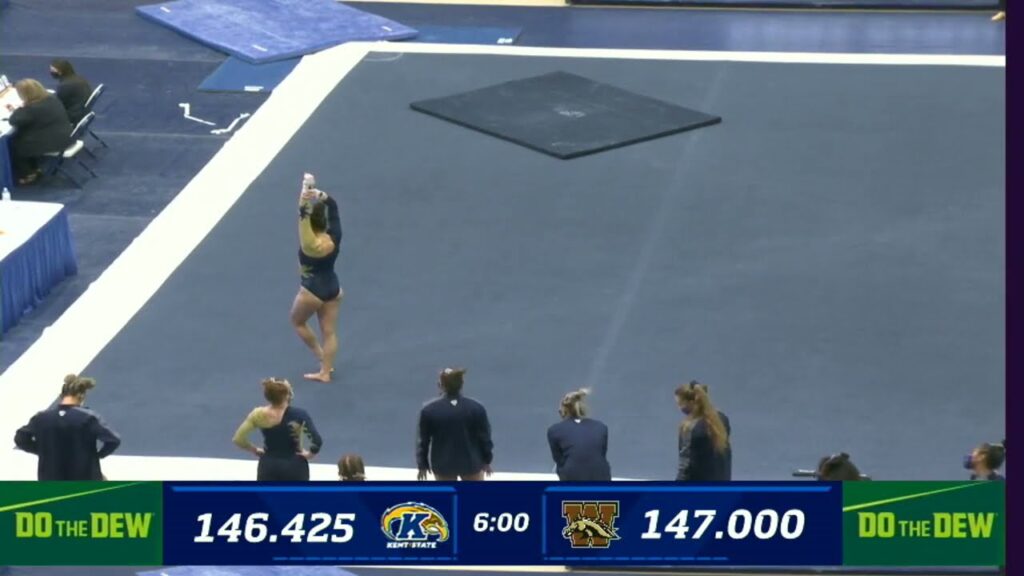 karlie franz kent state 2021 floor