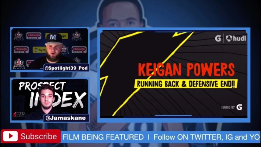 keigan powers running back highlight breakdown