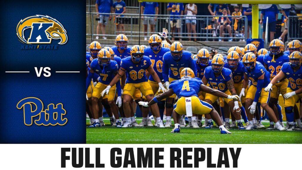 kent state vs pitt full game replay 2024 acc football 1
