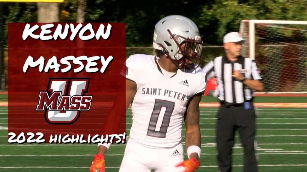 kenyon massey 64 catches 13 tds in 2022 umass commit