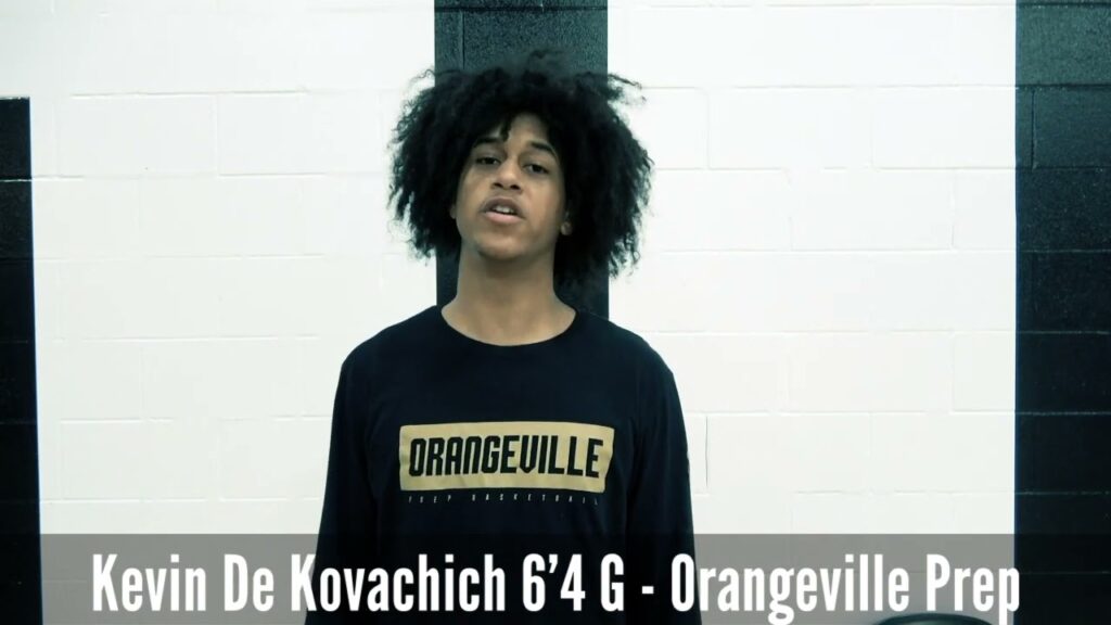 kevin de kovachich orangeville prep highlights and interview vs lincoln prep feb 2022