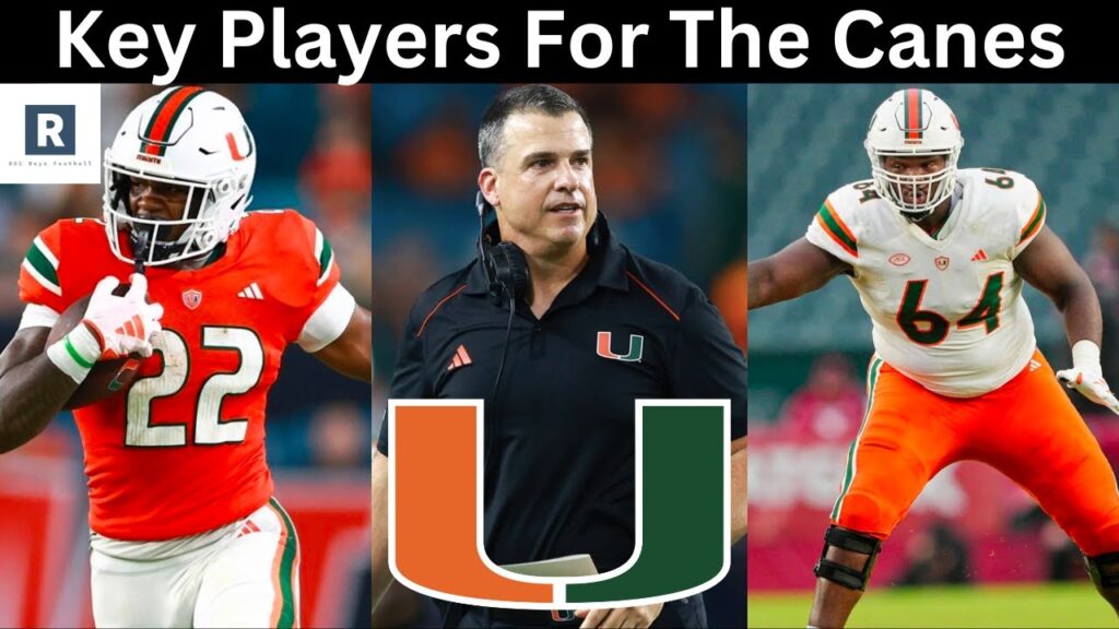 key players for the miami hurricanes miami vs louisville