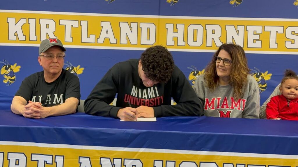 kirtlands gino blasini signs with miami university