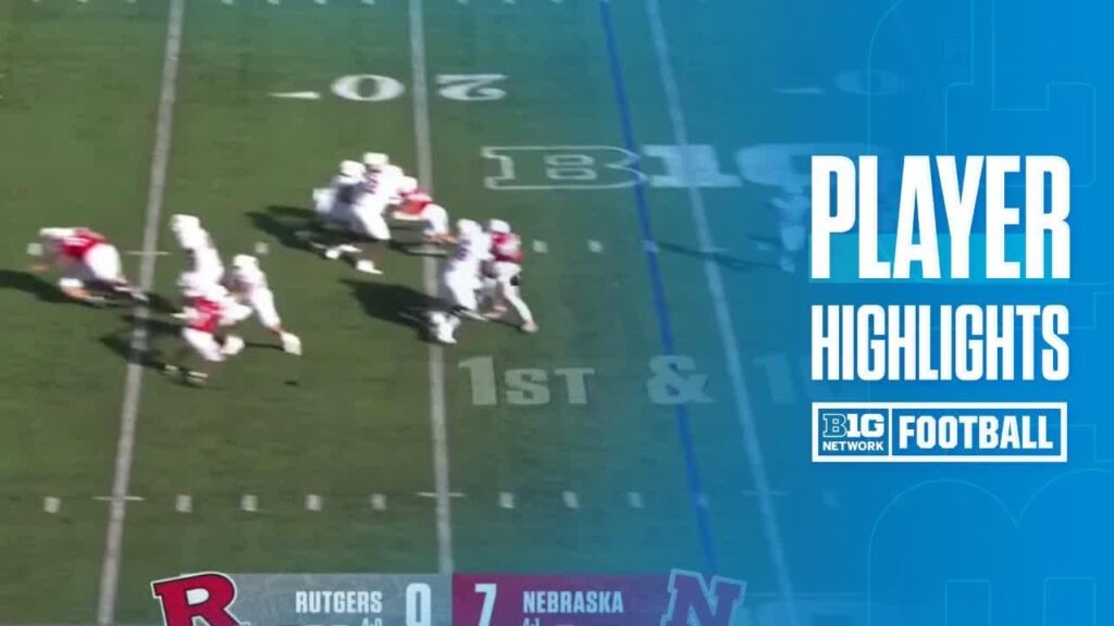 kj duff highlights vs nebraska rutgers football 10 05 2024