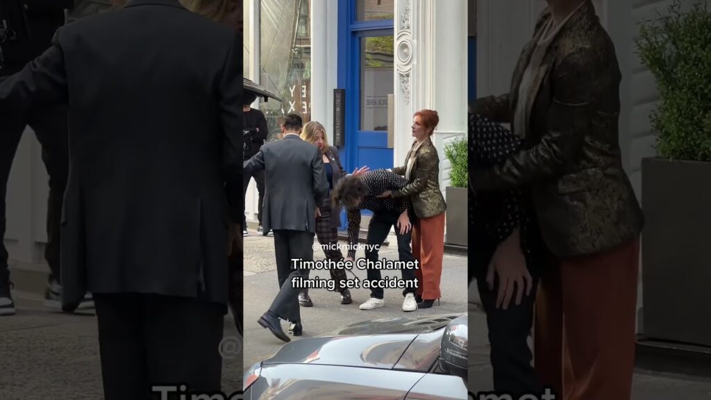 kylie jenner new boyfriend timothee chalamet having a painful accident on nyc set e29da4efb88ff09fa9b9