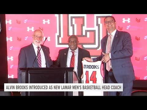 lamar introduces alvin brooks as new mens basketball head coach