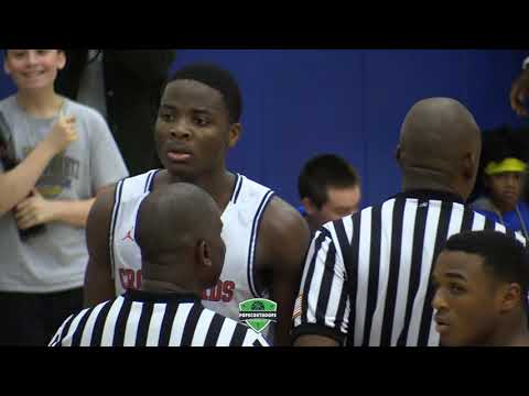 lehigh commit henri adiassa with the monster slam over nba hooper cassius stanley
