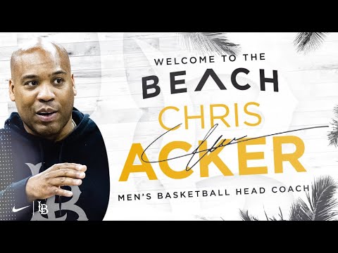 long beach state welcomes chris acker as the new head mens basketball coach