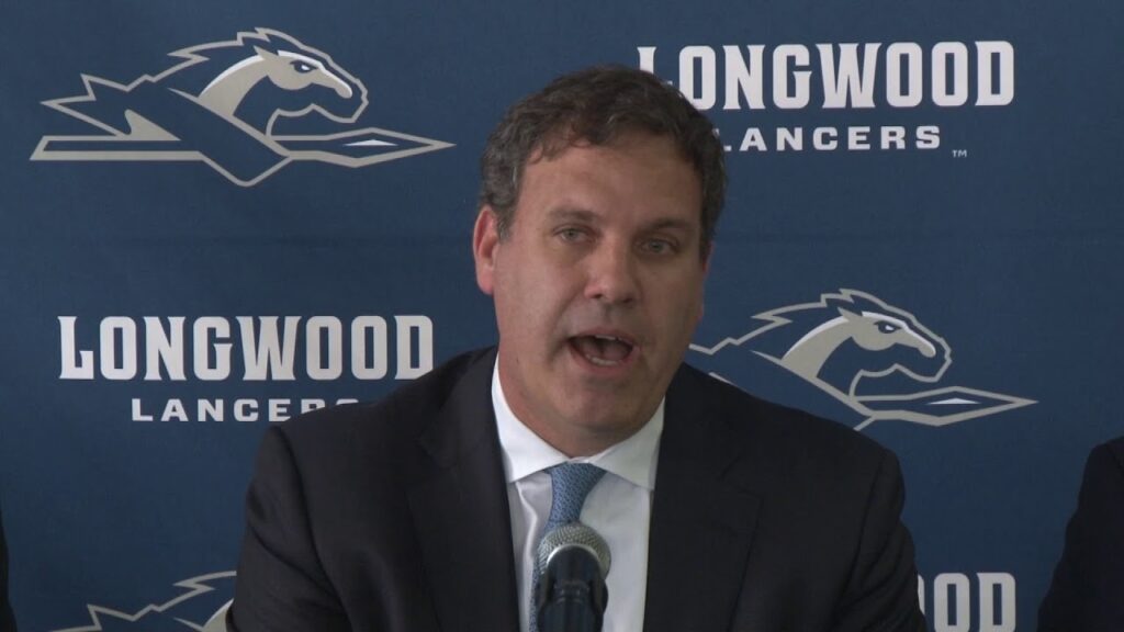 longwood introduces new mens basketball head coach griff aldrich