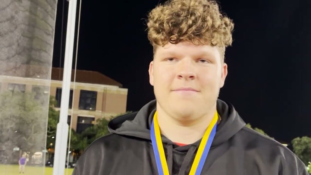 louisiana tech signed lineman hayden christman finishes tioga career with 4a discus title repeat