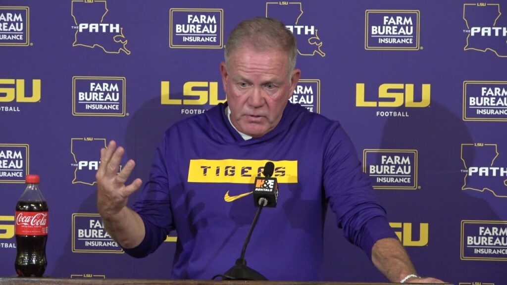 lsu brian kelly win over nicholls state postgame