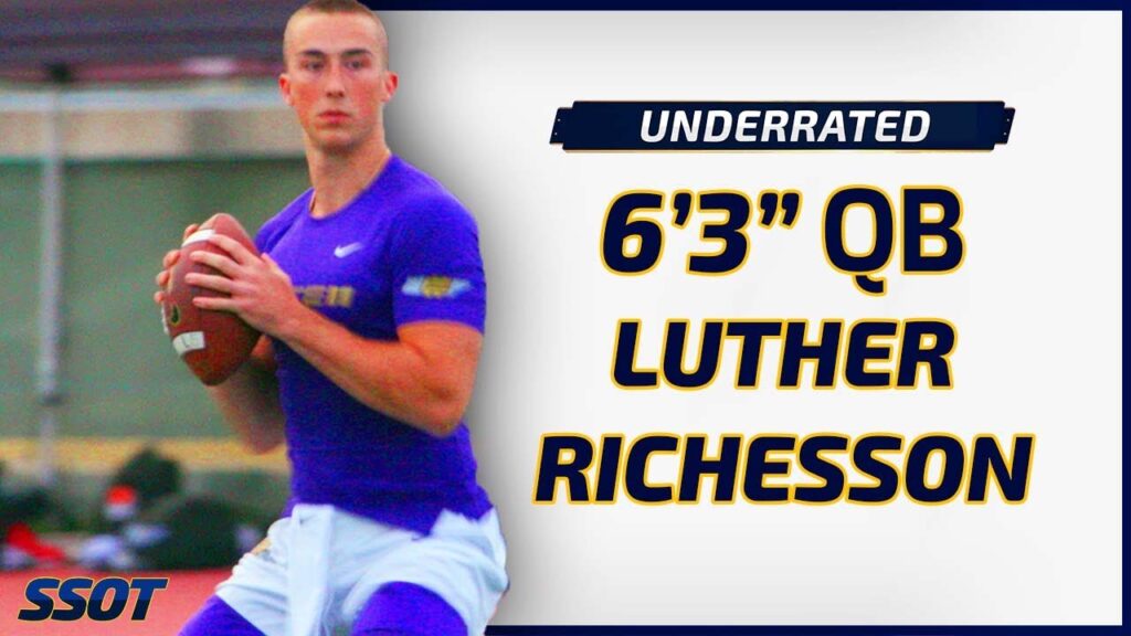 luther richesson of lipscomb academy is a quarterback on the rise