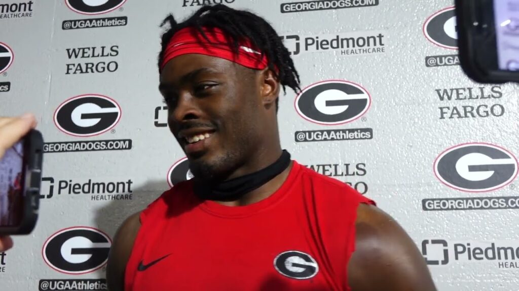 malaki starks interview georgia vs ball state 2023