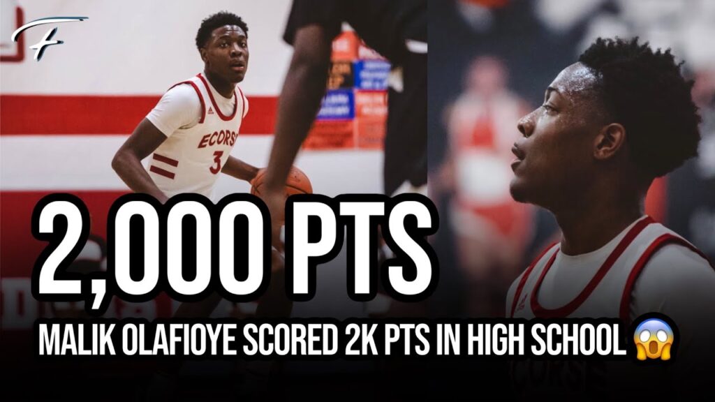 malik olafioye scored 2k points in high school full game highlights