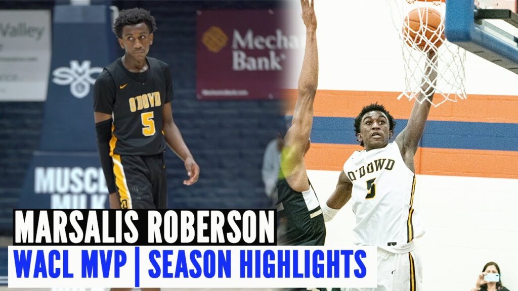 marsalis roberson one of the top 2021s season highlights w multiple d1 offers