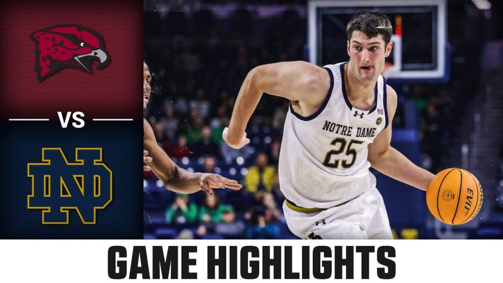 maryland eastern shore vs notre dame game highlights 2023 24 acc mens basketball