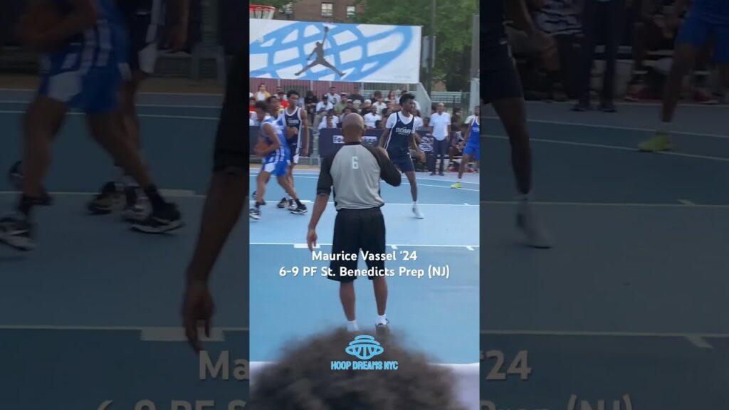 maurice vassel 6 9 pf st benedicts prep nj at dyckman park 7 26 23
