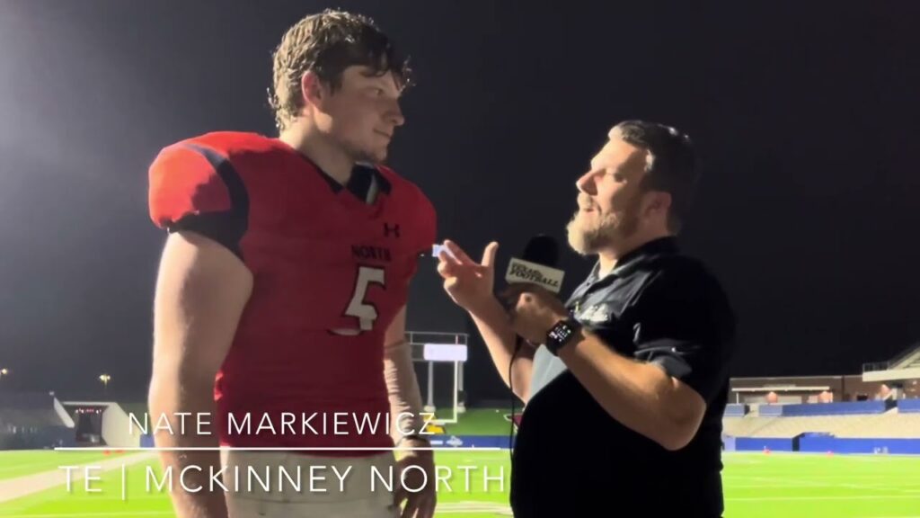 mckinney north te nate markiewicz on big win and utsa