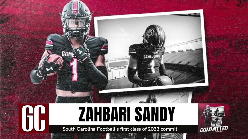 meet south carolina footballs first 2023 commit zahbari sandy