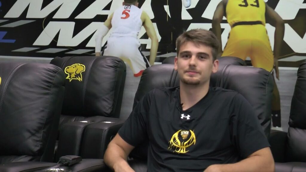 meet the dawgs matteo picarelli of umbc mens basketball