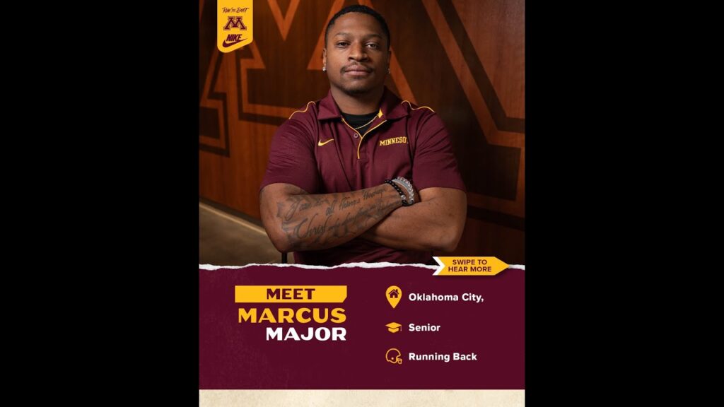 meet the gophers marcus major