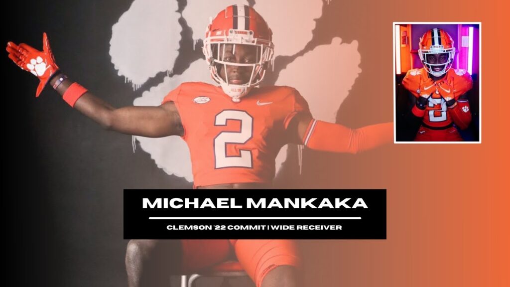 michael mankaka talks about committing to clemson coach swinney and much more gameball interview