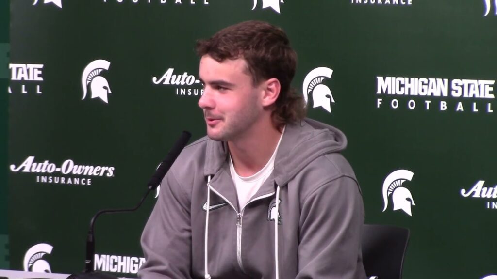 michigan state qb tommy schuster on scoring first td as a spartan