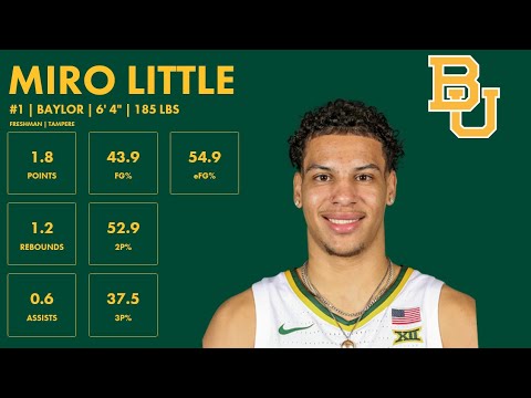 miro little baylor 2023 24 transfer portal highlights