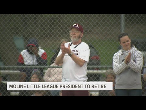 moline little league president jack burns hanging up the glove after 30 years
