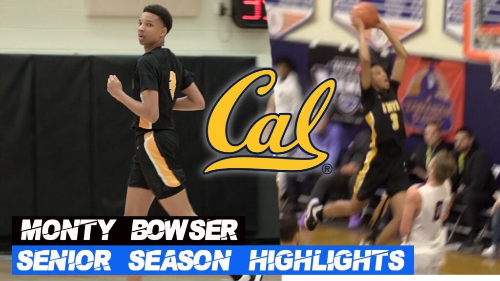 monty bowser senior season highlights cal signee is ready to be a golden bear