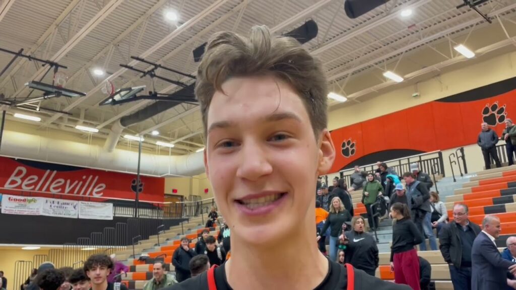 nassim mashhour and the dearborn boys basketball team reacts to 46 44 win over belleville