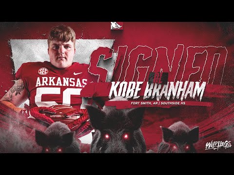 national signing day 2024 kobe branham razorback football